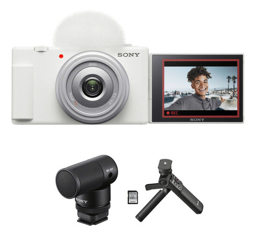 Cámara Vlogging Sony Zv-1f Con Kit Creador De Contenido Bla