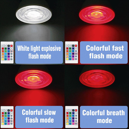 Lámpara Led Mr16, Bombilla Inteligente, Foco De Color, Letre