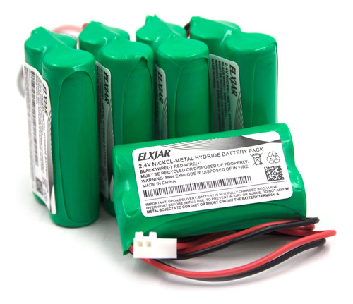 Paquete De 5 Baterias Ni-mh De 2.4 V 1500 Mah De Repuesto Pa