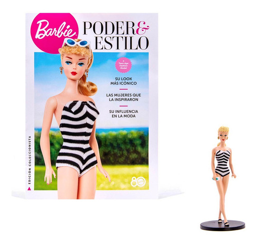 Revista Barbie Poder & Estilo 1959 Figura Coleccionable