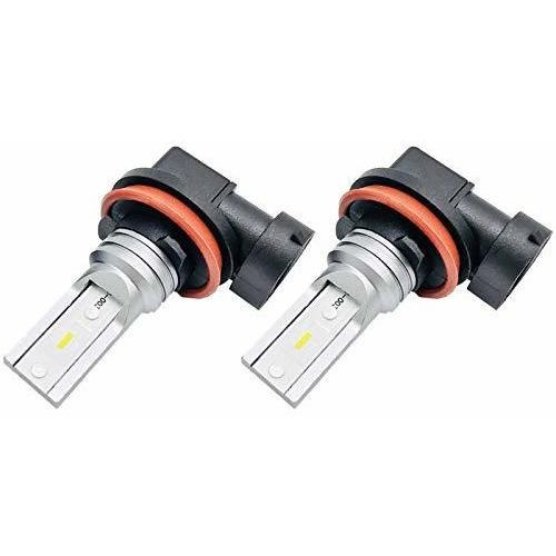 2 Uds H11 H8 Led Bombilla De Coche 6000 K Blanco Frío ...