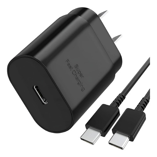 Cargador Carga Rapida Original Samsung S23/s24 Ultra Negro