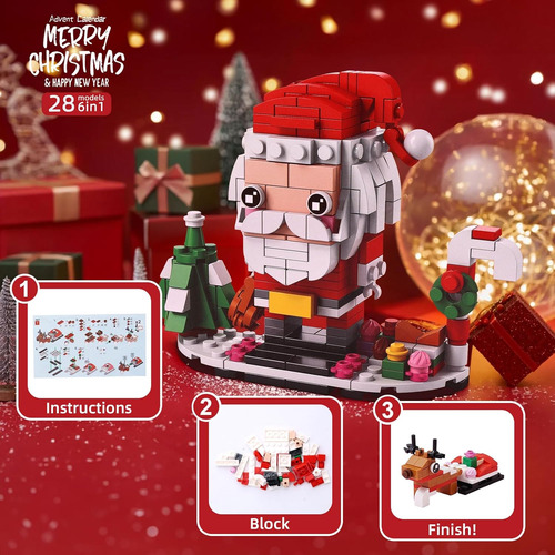 Calendario De Adviento 2024 Kit De Bloques De Construcción N
