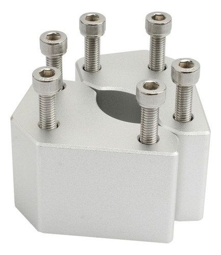 Kit De Elevadores De Manillar De Aluminio Compatible Plata