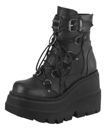 / Martin Botas Góticas De Mujer Con Plataforma Demonia 23a