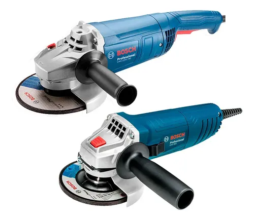 Combo Esmerilhadeira Gws 2200-180 Gws 850 Cor Azul