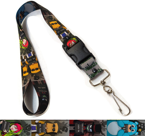 Portagafete Lanyard Villanos Cartoon Network Toon Llavero