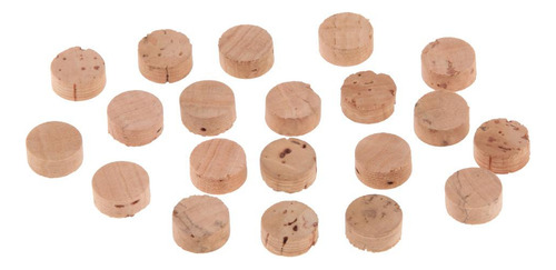 8 Almohadilla De Goma Del Corcho De La Válvula De Madera