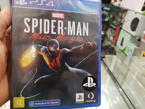 Spider-man Miles Morales Ps4 Mídia Física Novo Lacrado