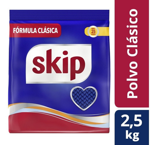 Skip Jabón En Polvo 2.5kg Ropa