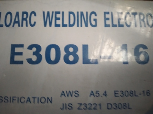 Electrodo Acero Inoxidable E308-16l 3/32'  5 Varillas  Ccs