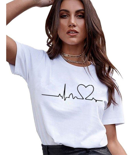 Remera Heart Sublimada