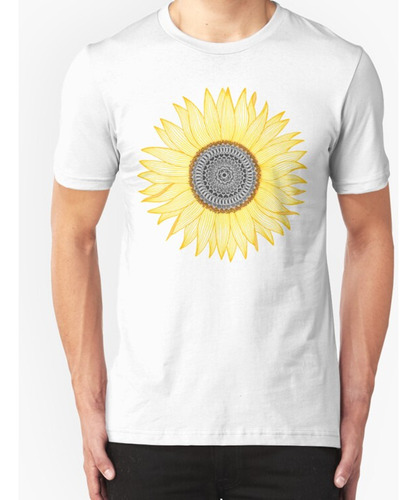 Franela  Golden Mandala Sunflower