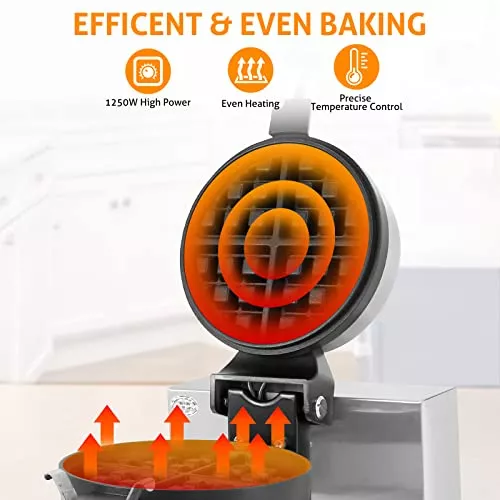 Máquina Para Hacer Waffles Belga Wichemi, Comercial