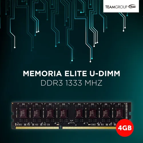 Memoria Ram 4gb 1333mhz Team Group Ddr3 Pce