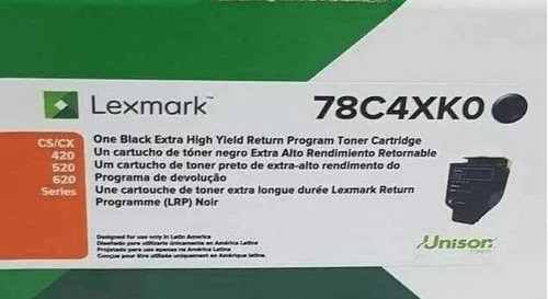 Toner Lexmark Cs420 Cs520 Cs620 Cx420 Cx520 Cx620 Original