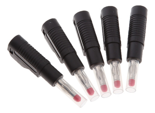 10 Piezas Negro Y Rojo 4mm Conector Banana Conectores Para ,