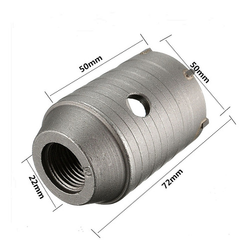 Imagen 3 de 9 de Sds Plus - Sierra De Pared Para Hormigón (50 Mm)