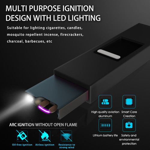 Encendedor De Carga Usb V Igniter, Función De Iluminación Le