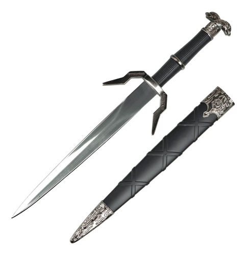 Espada Corta The Witcher Plata Afilada 40cms Geralt De Rivia