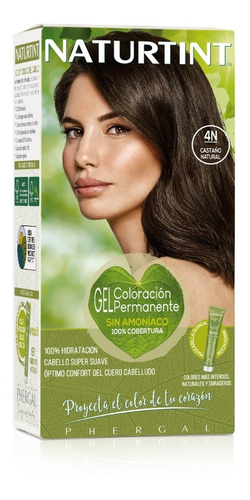 Tintura De Cabello Natural En Gel, Naturtint 4n