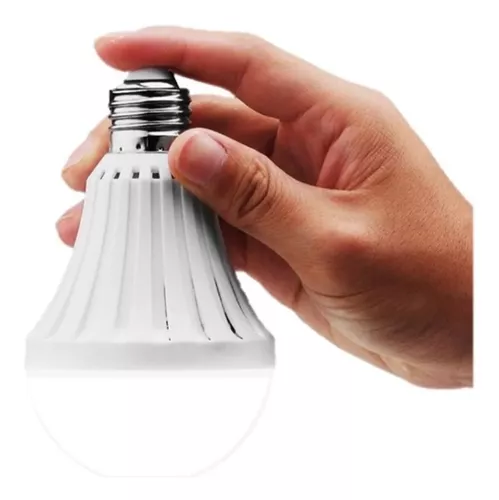 BOMBILLO LED 9W RECARGABLE WELLMAX 6500K (LUZ BLANCA