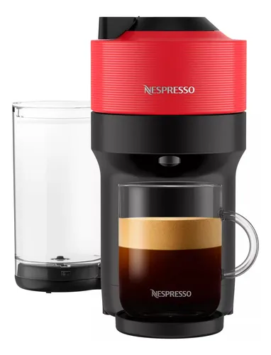 Cafetera Nespresso Vertuo Pop, Color Rojo + Café De Regalo