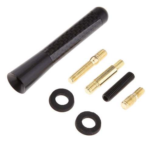 Antena Corta Magideal De Aluminio, Estilo Mini Deportivo, Un