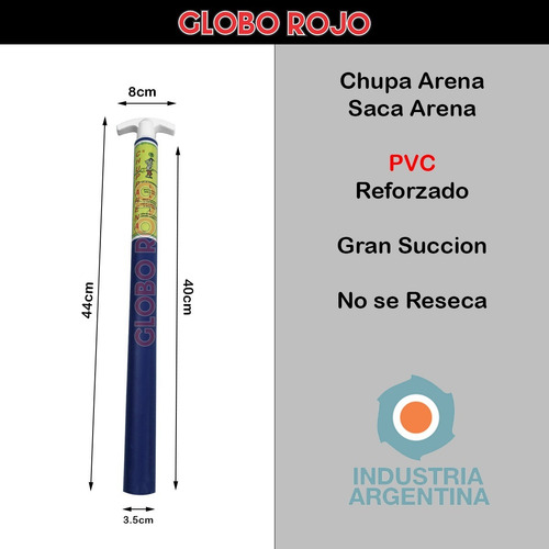 Chupa Arena Saca Arena Playero Clavador Sombrilla Playa