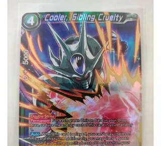 ghost rare foil Dragon Ball Super Cooler, Sibling Cruelty Bt17-068 Sr Foil