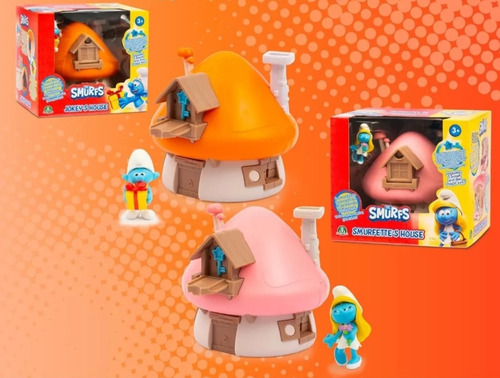 Juguete Casita De Los Pitufos Pitufina O Bromista Giochi