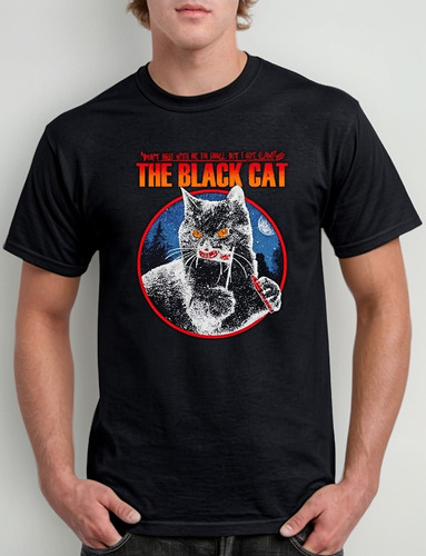 Playera - The Black Cat Dont Mess With Me Gato Negro