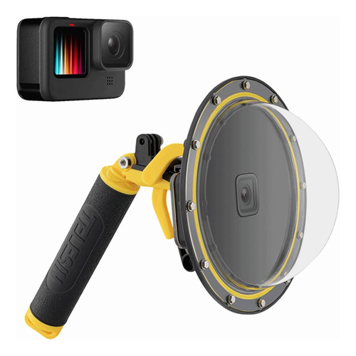 Telesin Dome Port Para Gopro Hero Black, Estuche De Buceo Su