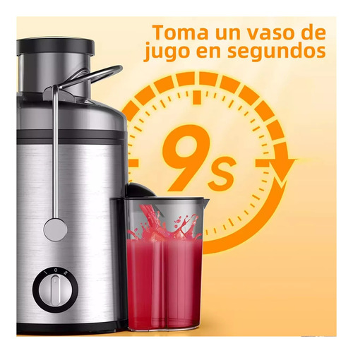 Extractor De Jugos Automatico P Frutas Y Verduras Acero,x