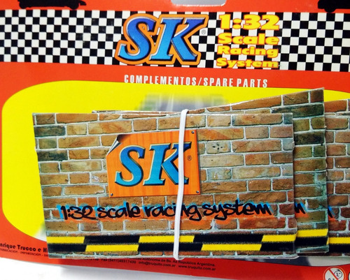 Imagen 3 de 4 de Par De Bases Para Puente De Carton Scalextric 1/32 Sk 97030c