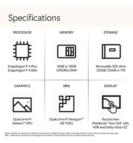 Microsoft Surface Laptop 13.8 Copilot X Elite 16gb 1tb Dune
