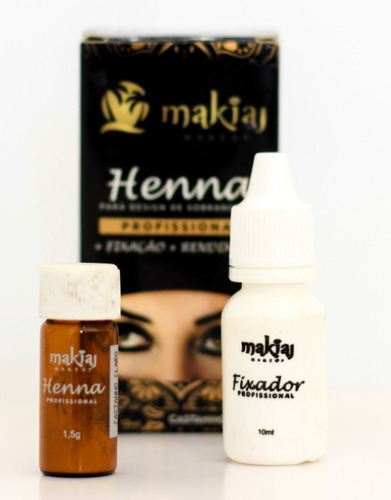 150 Kits Design Sobrancelhas Henna Makiaj Natural Fixação