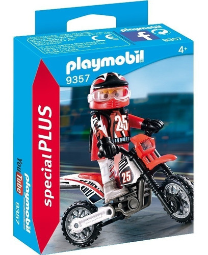 Playmobil Special Plus 9357 Motocross Intek Mundo Manias