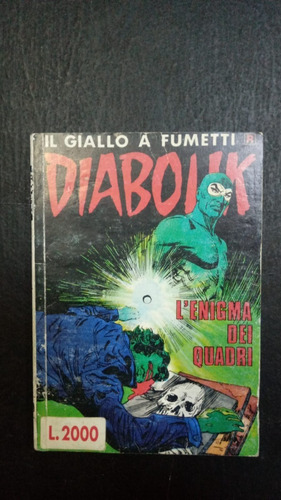 L' Enigma Dei Quadri- Diabolik- Fumetti Gialli