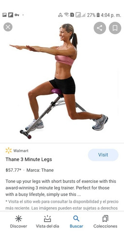 Imagen 6 de 8 de Silla Para Hacer Piernas 3 Minute Legs