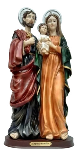 Estatua De La Sagrada Familia - 60 Cm - Resina Poliéster