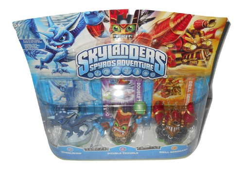 Skylanders Spyros Adventure 3 Pack Paquete De 3 Figuras +++