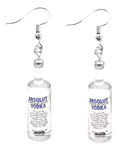 Aretes Vodka Kawaii Originales