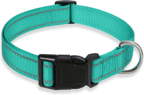 Collar Perro Mascota Transpirable Acolchado Talle L -verde A