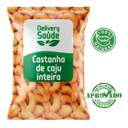 Castanha De Caju W1 Sem Agrotóxicos 100% Orgânica Sem Sal