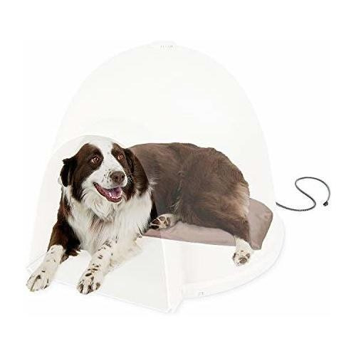 K&h Pet Products Lectro-soft Igloo Style Cama Para Perro, Br