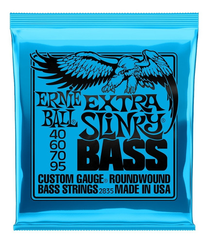 Encordado Para Bajo Ernie Ball Slinky (usa) Nickel