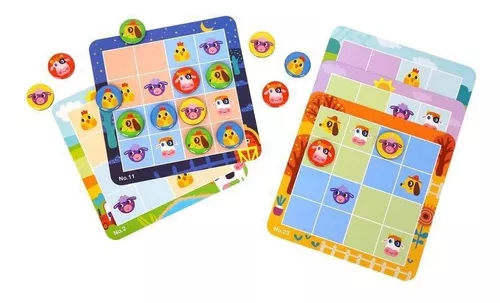 Sudoku Da Floresta 24 Peças - Tooky Toy Jogos de Tabuleiro