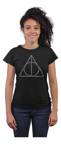 Baby Look Harry Potter Deathly Hallows Feitiços Magias Geeks