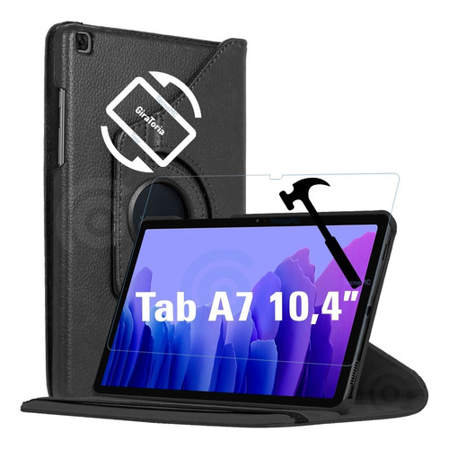 Funda + Vidrio Para Galaxy Tab A7 2020 10,4 PuLG. T500 T505